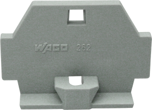End plate for feed through terminal, 262-361