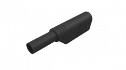 4 mm plug, screw connection, 0.5-1.5 mm², CAT II, black, LAS S WS AU SW