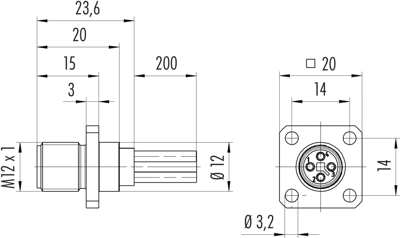 09 0631 070 04 binder Sensor-Actuator Cables Image 2