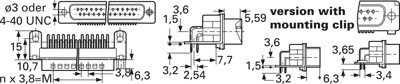 8-1393480-5 AMP D-Sub Connectors