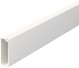 Cable duct, (L x W x H) 2000 x 30 x 10 mm, PVC, pure white, 6150780