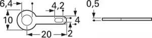 2068.68 Vogt Soldering Lugs