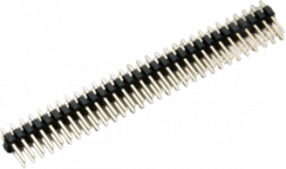 Pin header, 20 pole, pitch 2.54 mm, straight, black, 10120168