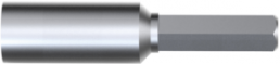 Socket wrench, external hexagon, L 30 mm, 70444564