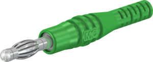 4 mm plug, solder connection, 2.5 mm², green, 64.9294-25