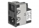 IEC plug C14/C18, 50 to 60 Hz, 1 A, 250 VAC, 1.6 W, 11 mH, faston plug 4.8 mm, KMF1.1113.11