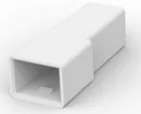 Insulating housing for 6.3 mm, 1 pole, polyamide, UL 94V-2, natural, 180916