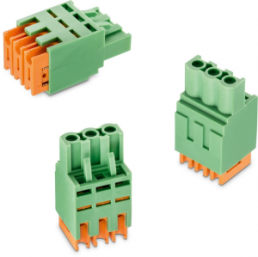 Insulation displacement connectors, 12 pole, pitch 5.08 mm, straight, green, 691358710012