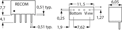 ROM-0505S RECOM DC/DC Converters Image 2