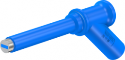 MAGNETIC ADAPTER XMA-7L BL, Receptacle 4 mm, rigid, 66 mm, blue