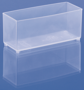 Compartment insert, transparent, (W x D) 39 x 109 mm, EINSATZ 55 A9-2