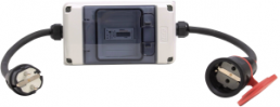 Intermediate plug meter Easycount 1 Schuko plug