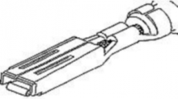 Receptacle, 0.75-1.5 mm², AWG 18-15, crimp connection, tin-plated, 282110-1