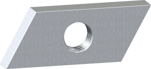 M4 standard nut for vertical aluminium rails - delivery: 100 pcs.
