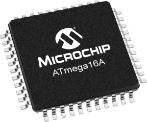 AVR microcontroller, 8 bit, 16 MHz, TQFP-44, ATMEGA16A-AUR
