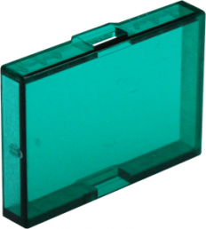 Cap, rectangular, (L x W x H) 21.5 x 15 x 3.8 mm, green, for pushbutton switch, 5.49.275.032/1502