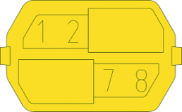 Coding element for female connectors, 244-8031
