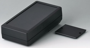 ABS handheld enclosure, (L x W x H) 195 x 101 x 59 mm, black (RAL 9005), IP65, A9074129