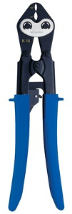 Crimping pliers for Insulated crimp terminal lugs, 10+16 mm², Klauke, K16