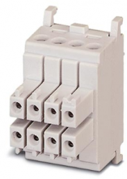 Socket contact insert, 8 pole, equipped, screw connection, with PE contact, 1583536