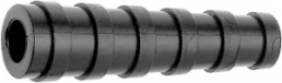 Bend protection grommet, cable Ø 4.6 to 5.4 mm, RG-58C/U, for BNC, L 20 mm, plastic, black
