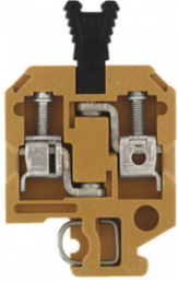 Isolating and measuring isolating terminal block, screw connection, 0.5-4.0 mm², 25 A, 6 kV, yellow, 0340720000