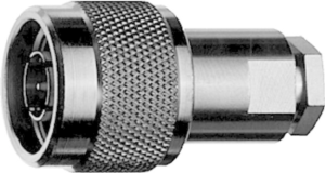 N plug 50 Ω, UT-250, solder/clamp, straight, 100023967