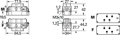 09380062711 Harting Contact Inserts Image 2