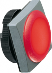 Light attachment, illuminable, waistband square, red, mounting Ø 22.3 mm, 1.74.508.051/2300