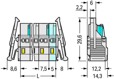 721-202/037-000 WAGO PCB Connection Systems Image 2