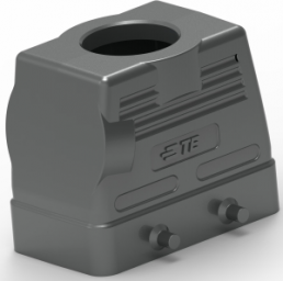 Housing, size HB10, die-cast aluminum, PG21, angled/straight, Clip locking, IP65, T1220100121-000