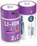 1313-0004 Ansmann Round Cell Batteries, 9V Block Batteries
