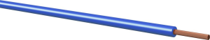 PVC-stranded wire, highly flexible, LifY, 1.0 mm², AWG 18, blue, outer Ø 2.6 mm