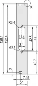30118-343 SCHROFF Accessories for Enclosures