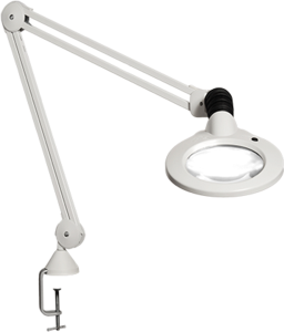 LED magnifier lamp, 3 diopter, white, LUXO KFL026034, KFM LED T105 Wh 111 840 3D CLA EU