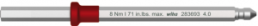 Interchangeable blade, 0.9 Nm, hexagon, 1.5 mm, L 75 mm, 8 g, 283693015