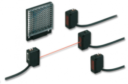 Triangulation light sensor, 0.3 m, PNP, 12-24 VDC, cable connection, IP67, CX442P