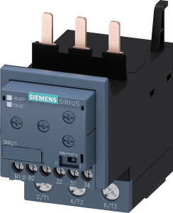 Monitoring relays, 2-phase supply 24 V AC/DC, 1 Form C (NO/NC), 24 V (DC), 24 V (AC), 3RR2143-1AA30