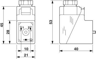 1671153 Phoenix Contact DIN Valve Connectors Image 2