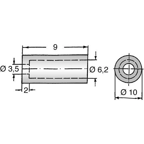 005.97.309 Ettinger Spacer Bolts Image 2