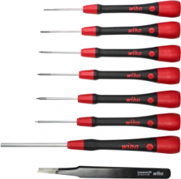 ESD screwdriver kit, PH0, PL1, PL2, 2.5 mm, 3 mm, Phillips/hexagon/TORX/Pentalobe, 266PK801