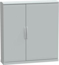 Control cabinet, (H x W x D) 1250 x 1250 x 320 mm, IP44, polyester, light gray, NSYPLAZT12123G
