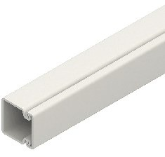 Electrical installation duct, (L x W x H) 2000 x 17.5 x 18 mm, PVC, white, HKL2020.6