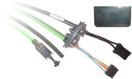 Cable kit fieldbus interfaces+power supply for motion control with stepper, servo or brushless DC motor, L 3 m, VW3L2T001R30