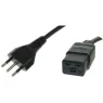 I/3/16-H05VVF3G150-C19/2,50M SW9005 FELLER Power Cords