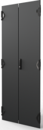 Varistar CP Double Steel Door, Plain, 3-PointLocking, RAL 7021, 38 U, 1800H, 800W