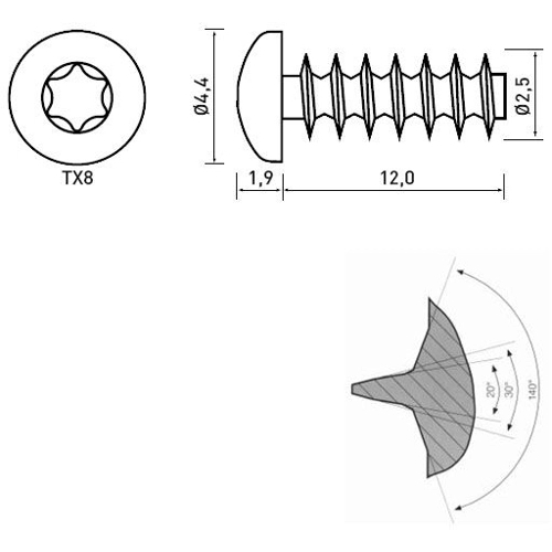001.93.226 Ettinger Screws, Threaded Rods Image 2