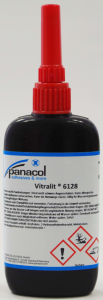Cyanoacrylate adhesive 100 g bottle, Panacol VITRALIT 6128 100 G