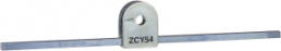Position switch lever, spring rod lever, Ø 3 mm, (L) 125 mm, for position switch, ZCY54