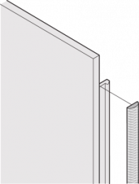 Front Panel EMC Textile Shielding Kit, -40…+70°C,9 U, 100 Pieces